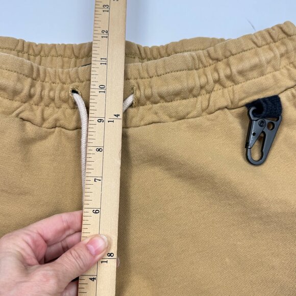 Young LA Mens Tan Sweat Shorts Size L Edition 2014 Training 8" - Picture 5 of 11